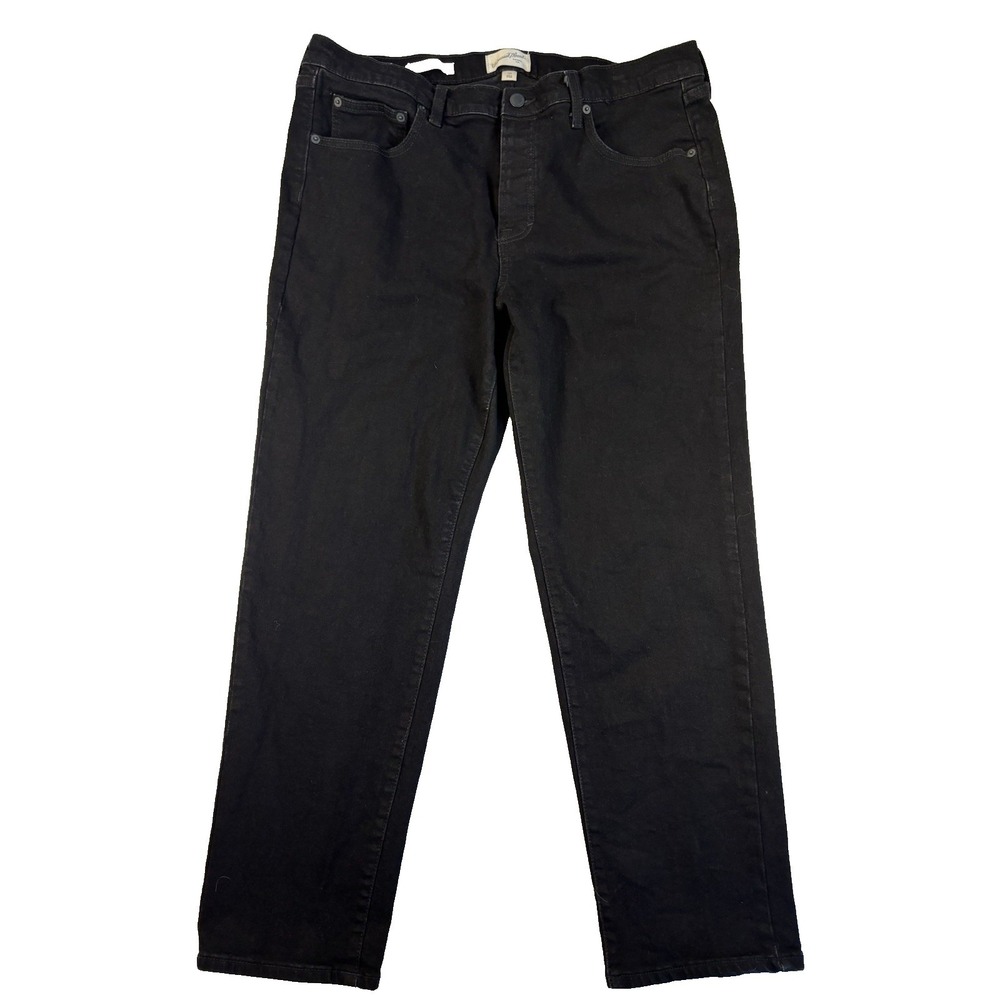 Universal Thread Women's 16 Black Mid Rise 80's Slim Button Fly Jeans Classic